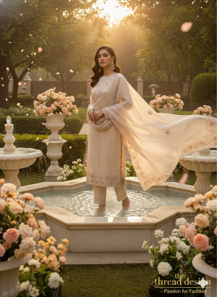 Resham dori kurta set